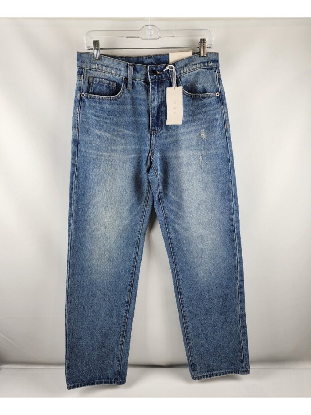 mnml Jeans Mens 31x32 Straight Everyday Denim Blue Slight Distress NWT